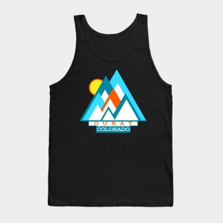 Ouray Colorado Vintage Mountain Love Tank Top